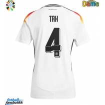 Tyskland Jonathan Tah #4 Hjemmedrakt Dame EM 2024 Kortermet